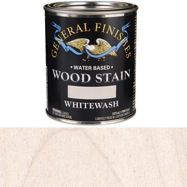Wood Stain - Water Based - Color:Whitewash - Size:1 Pint
